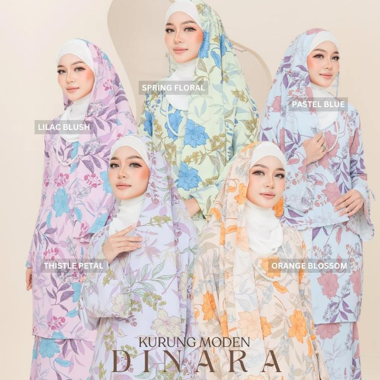 BAJU KURUNG DINARA by Athifa Azzahrah - Modern Kurung 2026 Matching ...