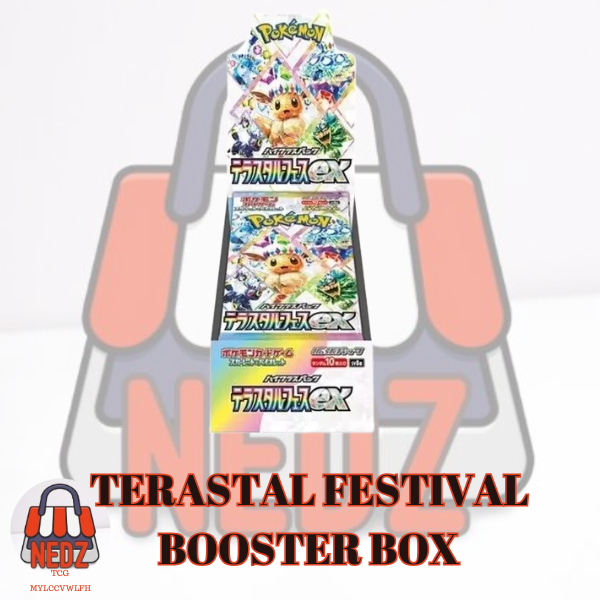  NEDZ TERASTAL FESTIVAL BOOSTER BOX SV8A JPN 10 PACK BOX POKEMON 