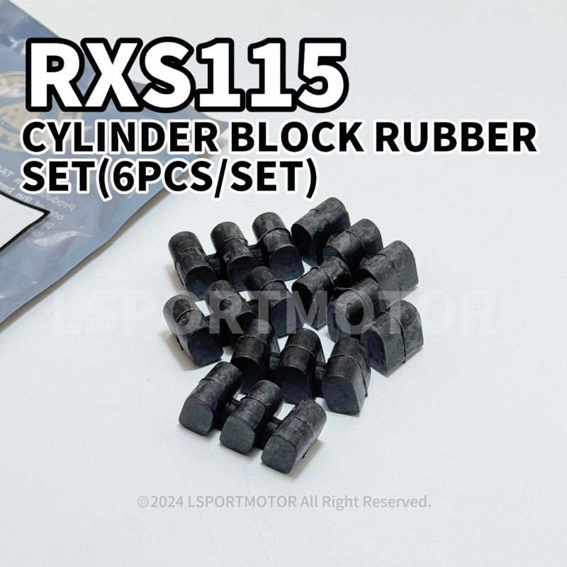 YAMAHA RXS115 CYLINDER BLOCK RUBBER SET (6PCS/SET) RXS 115 | Shopee ...