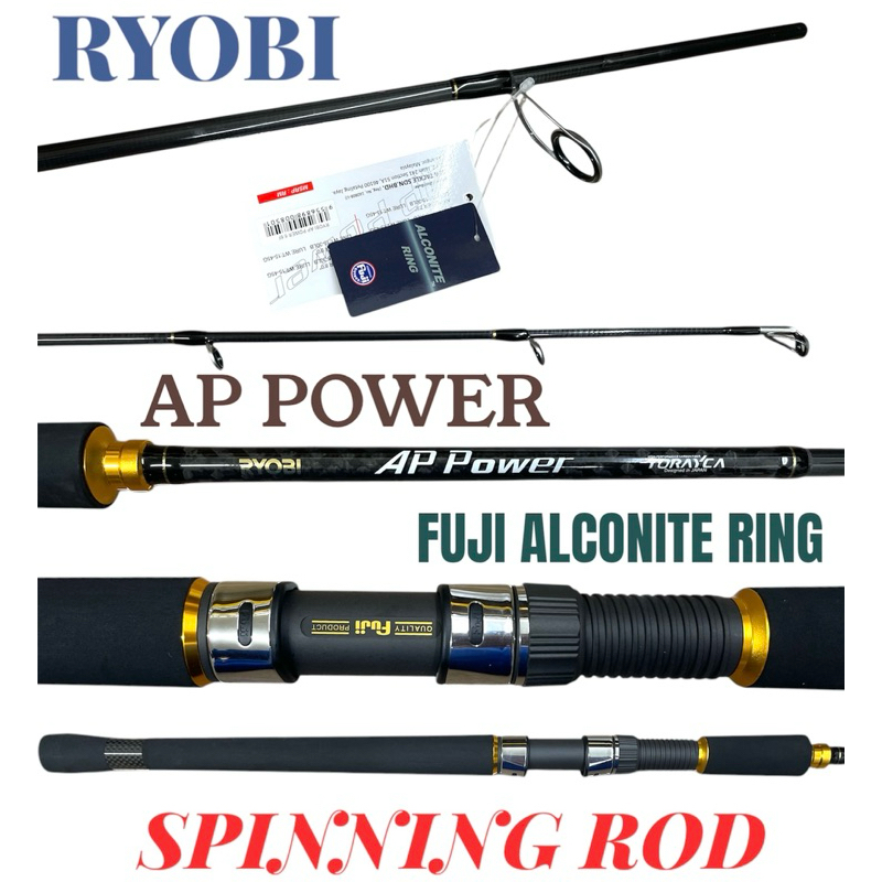 RYOBI AP POWER SPINNING FISHING ROD TWO PIECE | Shopee Philippines