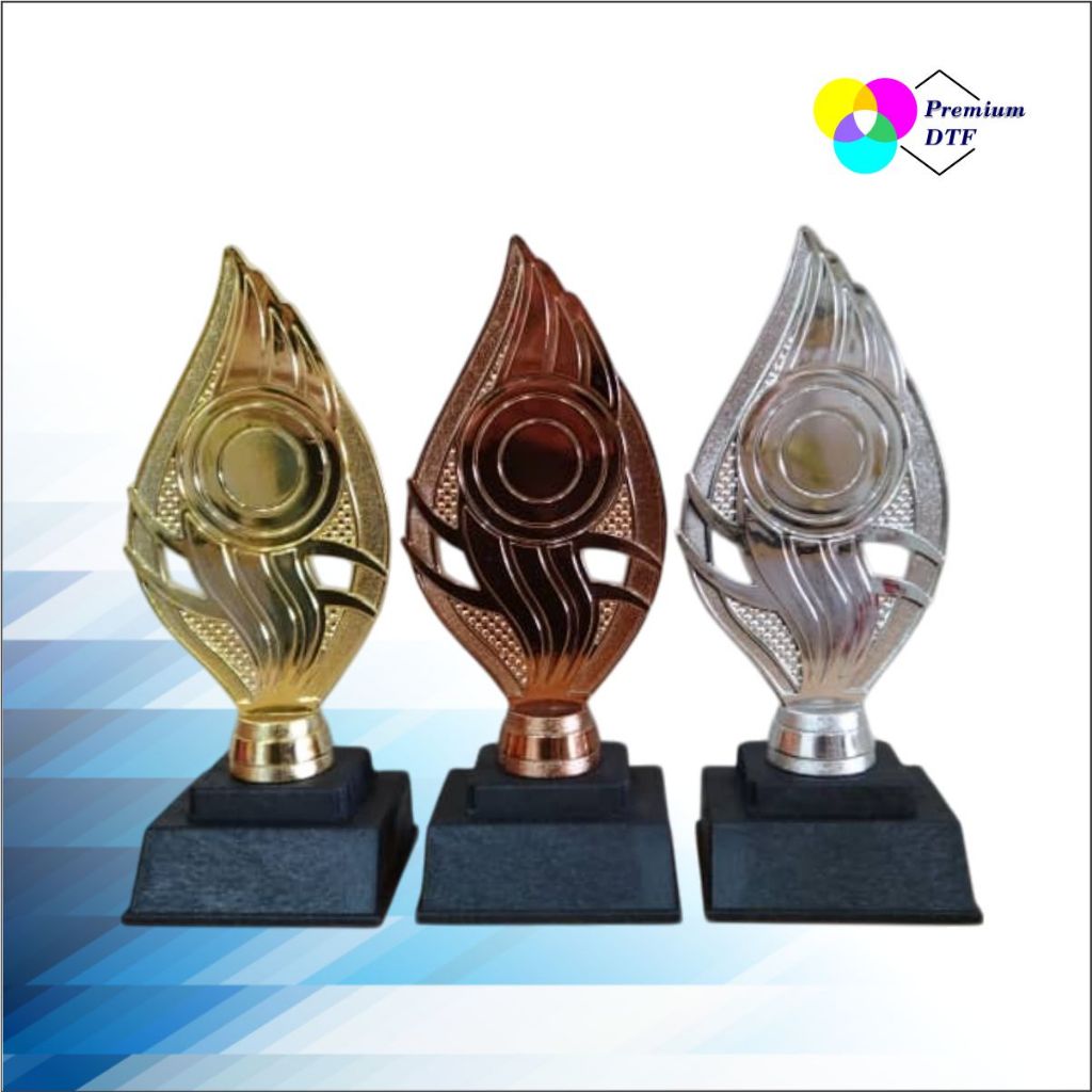 PLASTIC TROPHY WITH LABEL + LOGO | Shopee Philippines
