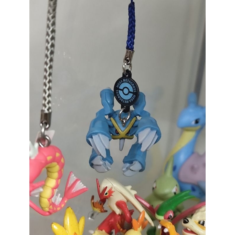 Pokemon Tomy Tarts Mega Metagross Mega Blaziken Mega Lucario Keychain ...
