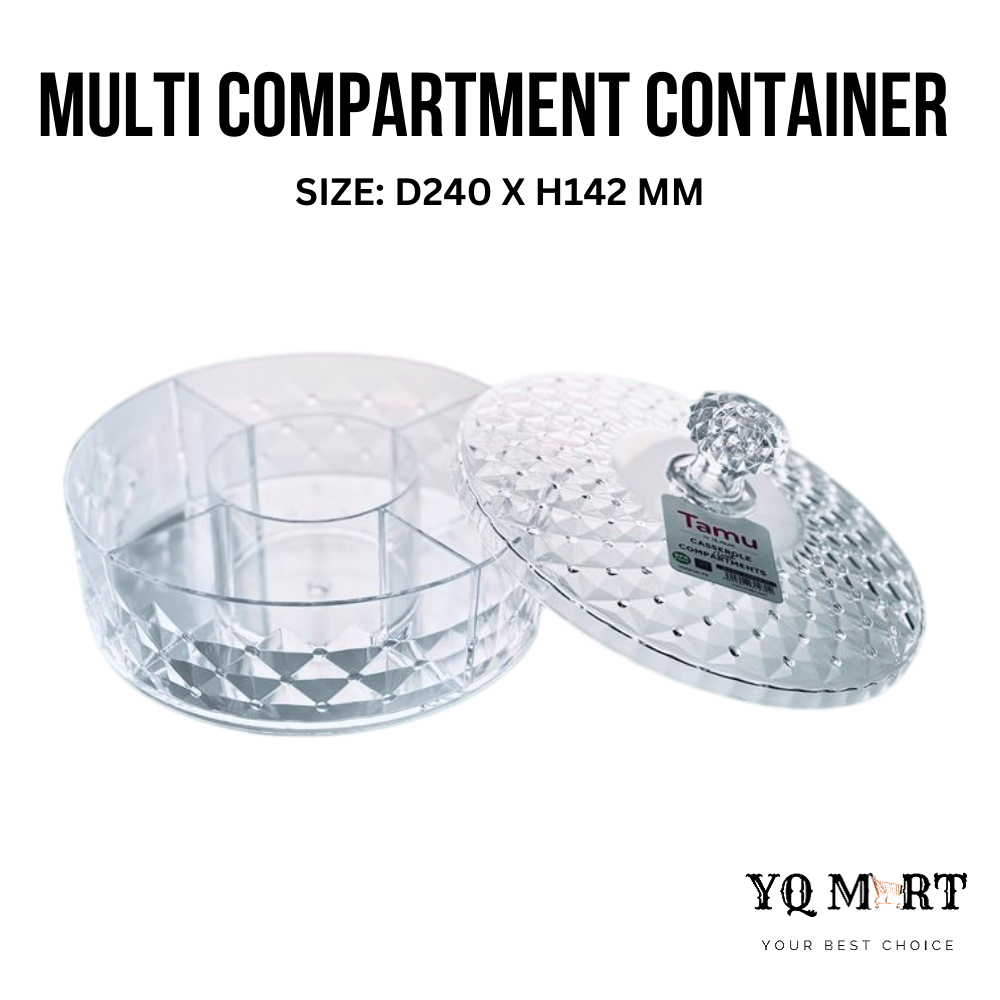 Multi Compartment Container/ Candy Tray/ Lunch Box/ Botol Kuih/ Botol ...