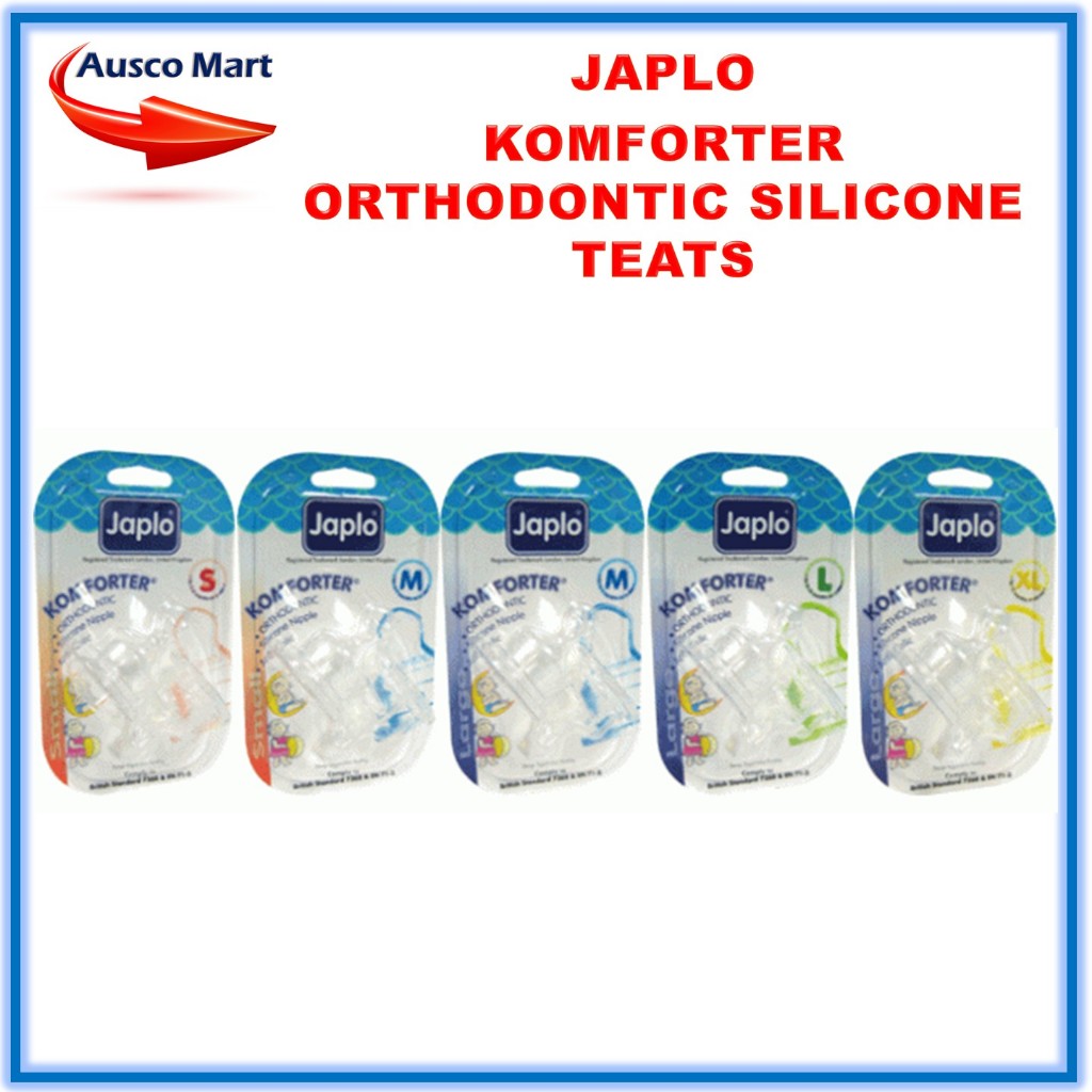 JAPLO KOMFORTER ORTHODONTIC SLICONE TEATS 【S/M/L/XL】 | Shopee Philippines