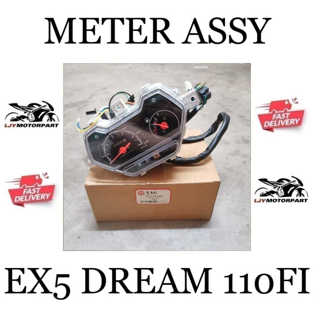 HONDA EX5 DREAM 110FI SPEEDOMETER ASSY METER ASSY | Shopee Philippines