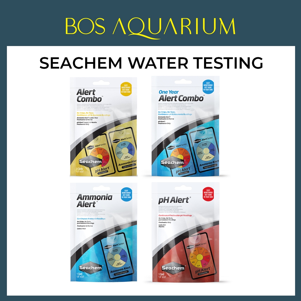 Seachem PH & Ammonia Alert Combo Pack - 3 Sets Of Continuous Aquarium Monitors