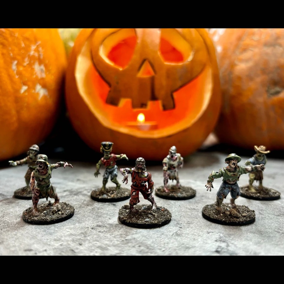 Wargames Atlantic Pulp Adventure – Caja De Plástico Con 24 Figuras De 28 Mm, Civiles Y Supervivientes, Personalizables Con Armas Y Carteles