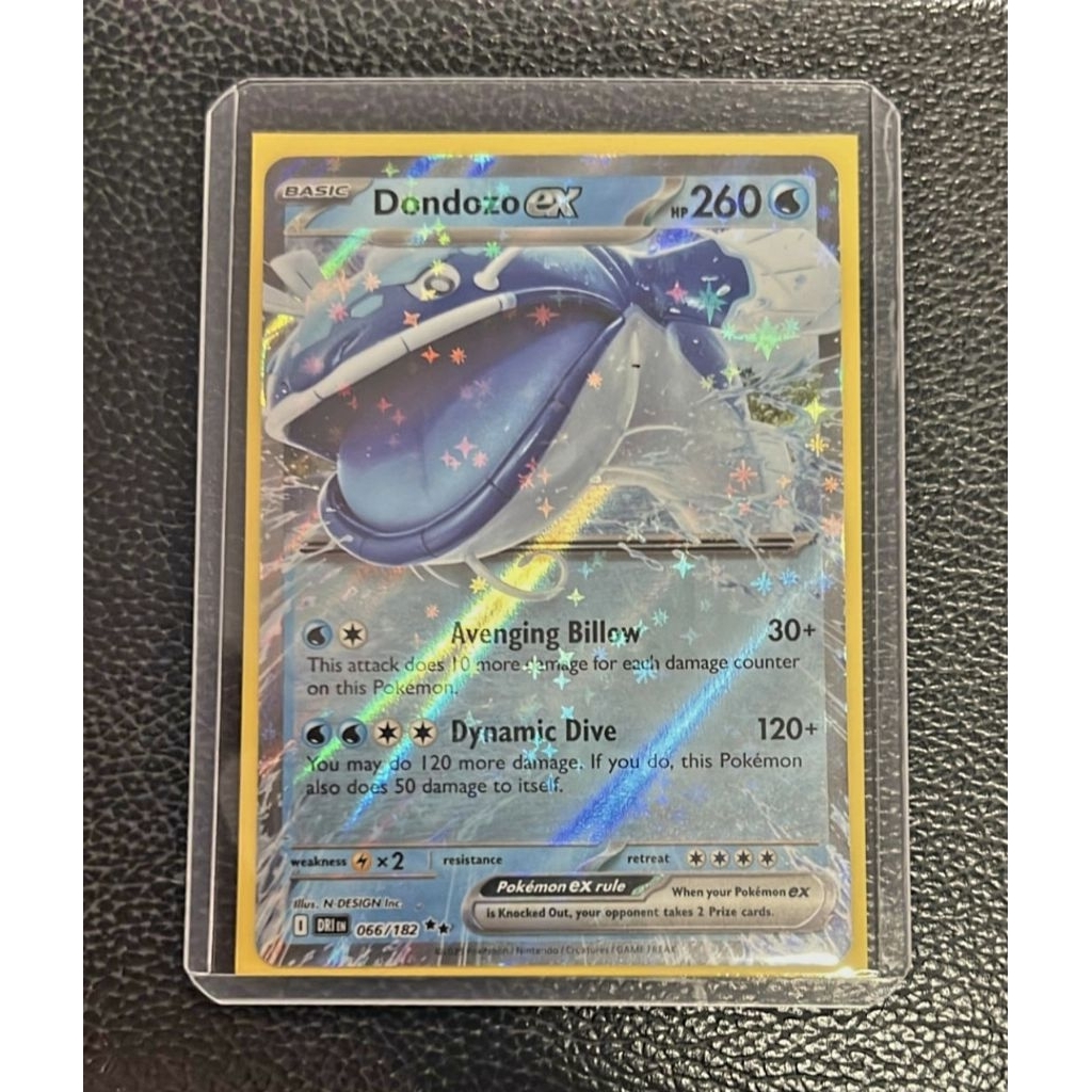 Pokemon TCG- Dondozo ex (066/182) SV:Destined Rivals | Shopee Philippines