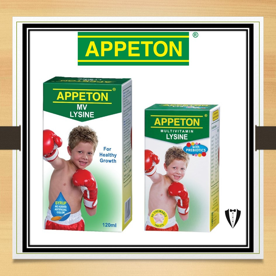 [EXP: 03.2027] APPETON MULTIVITAMIN LYSINE SYRUP 120mL / TABLET 60's ...