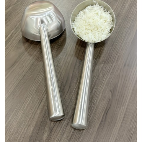 Round Shaped Rice Scoop stainless Steel Soup Ladle /Rice Ladle /Senduk ...