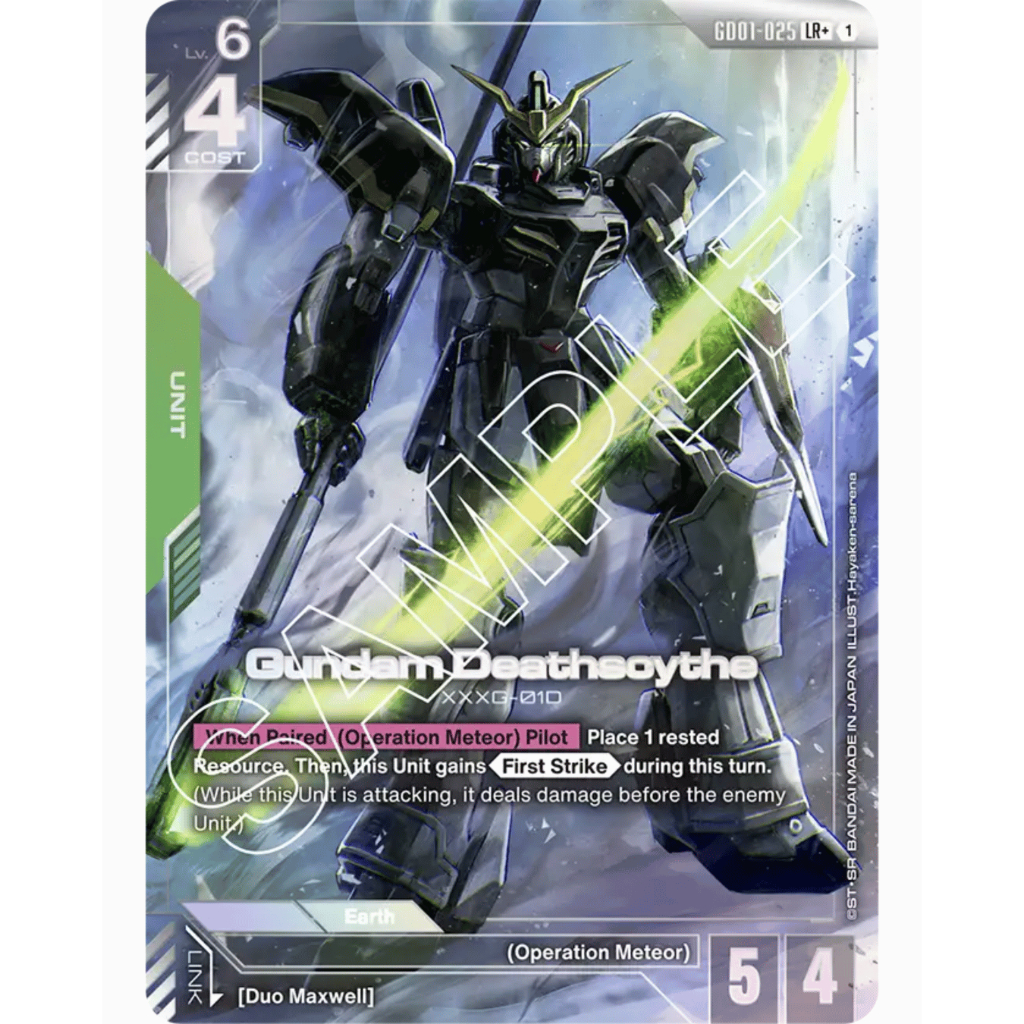 Gundam Card Game Newtype Rising【GD01】LR+ English Ver | Shopee Philippines