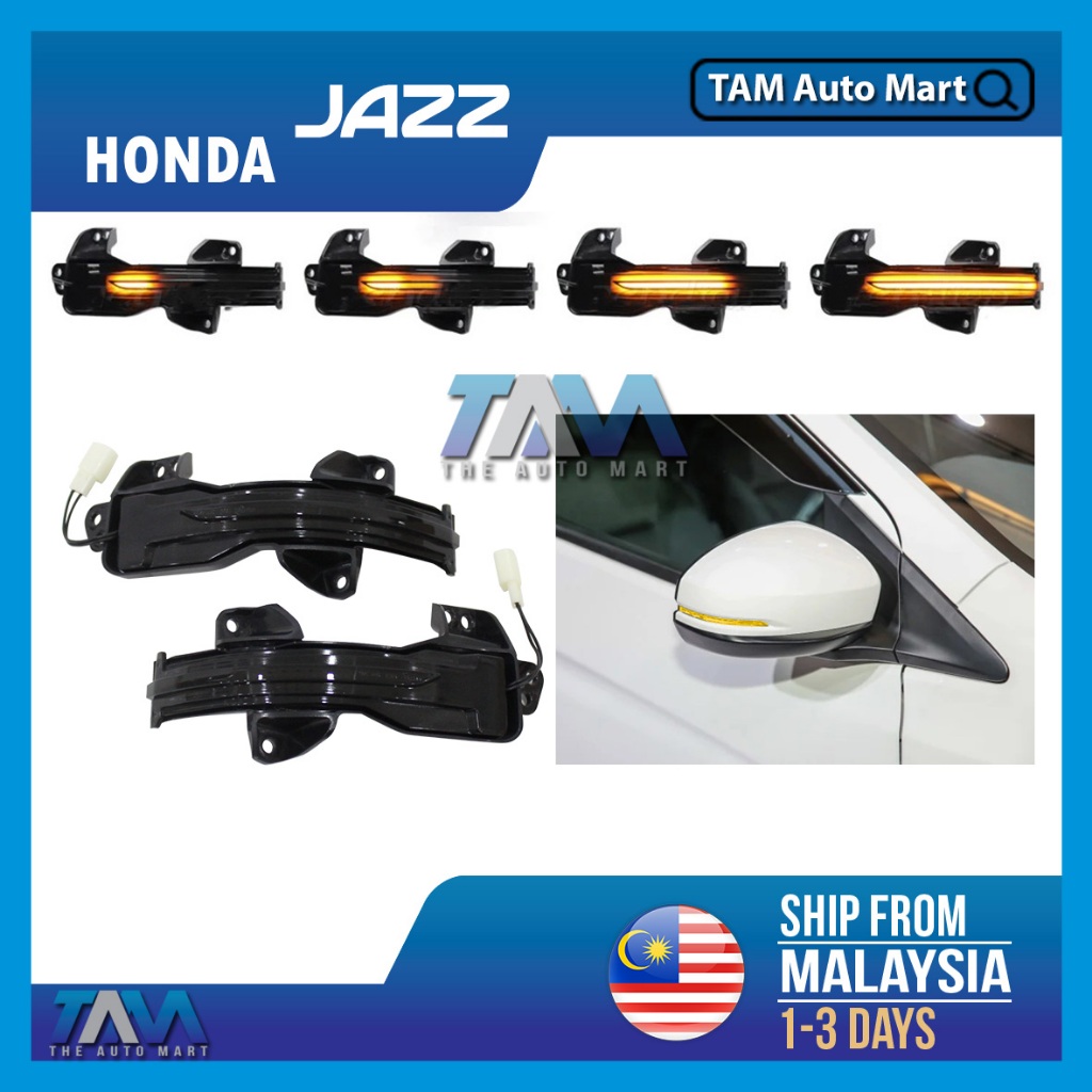 Honda Jazz Fit GK GK5 T5A 3rd Dynamic LED Turn Signal Light Side Mirror