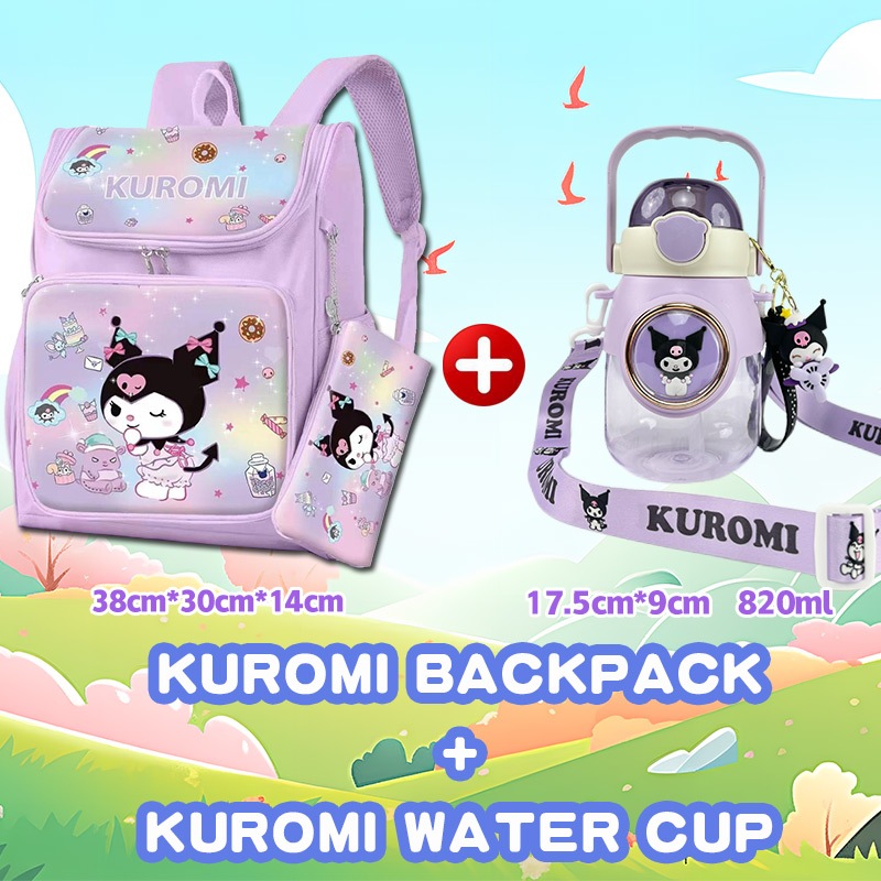 Sanrio Kuromi Melody Cinnamoroll Pudding dog Birthday backpack and ...