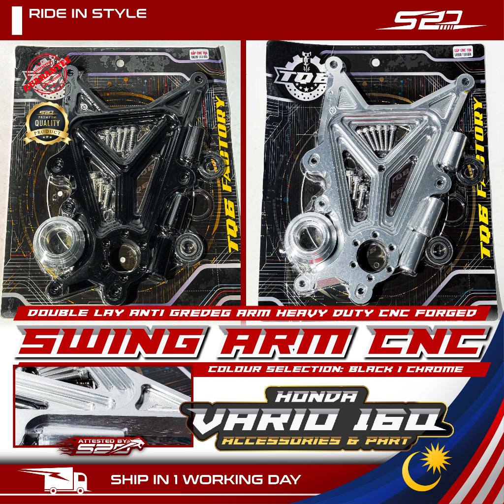 Swingarm TQ6 HONDA VARIO 160 Double Lay Anti Gredeg Swing Arm Heavy