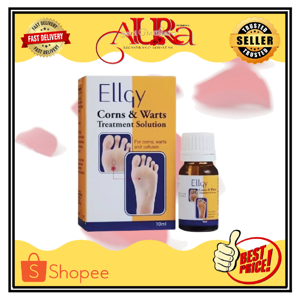 Ellgy Corns & Warts Treatment Solution 10ml | Shopee Philippines