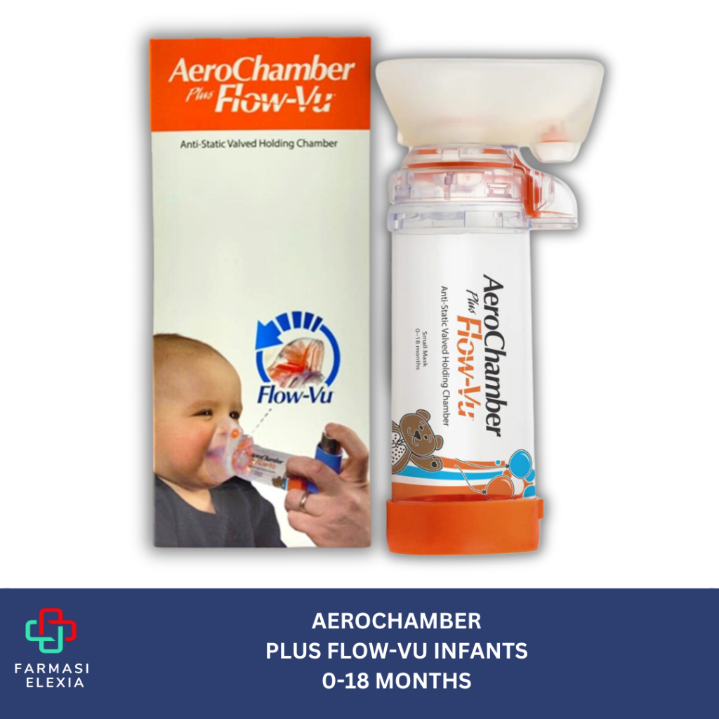 AEROCHAMBER PLUS FLOW-VU INFANTS 0-18 MONTHS / ORANGE | Shopee Philippines