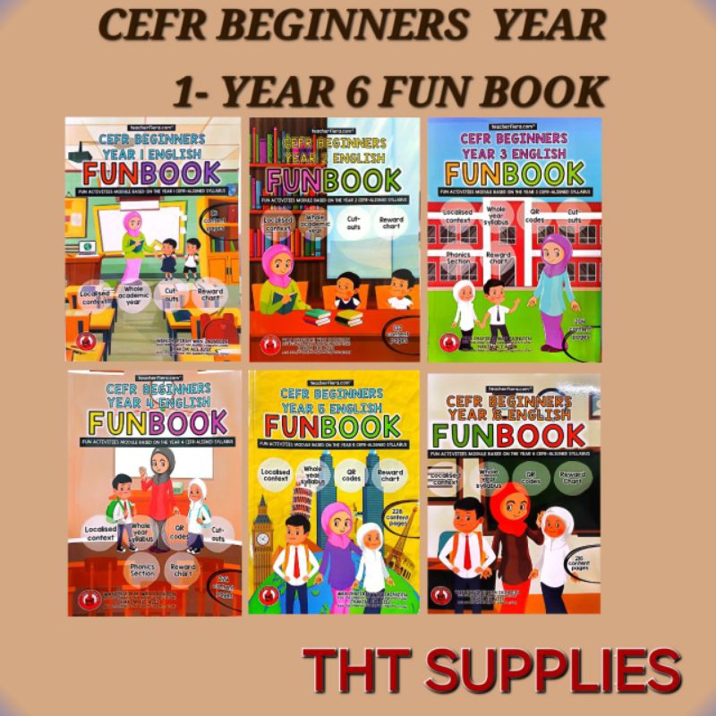 TEACHERFIERA CEFR BEGINNERS YEAR 1-YEAR 6 FUN BOOK | Shopee Philippines