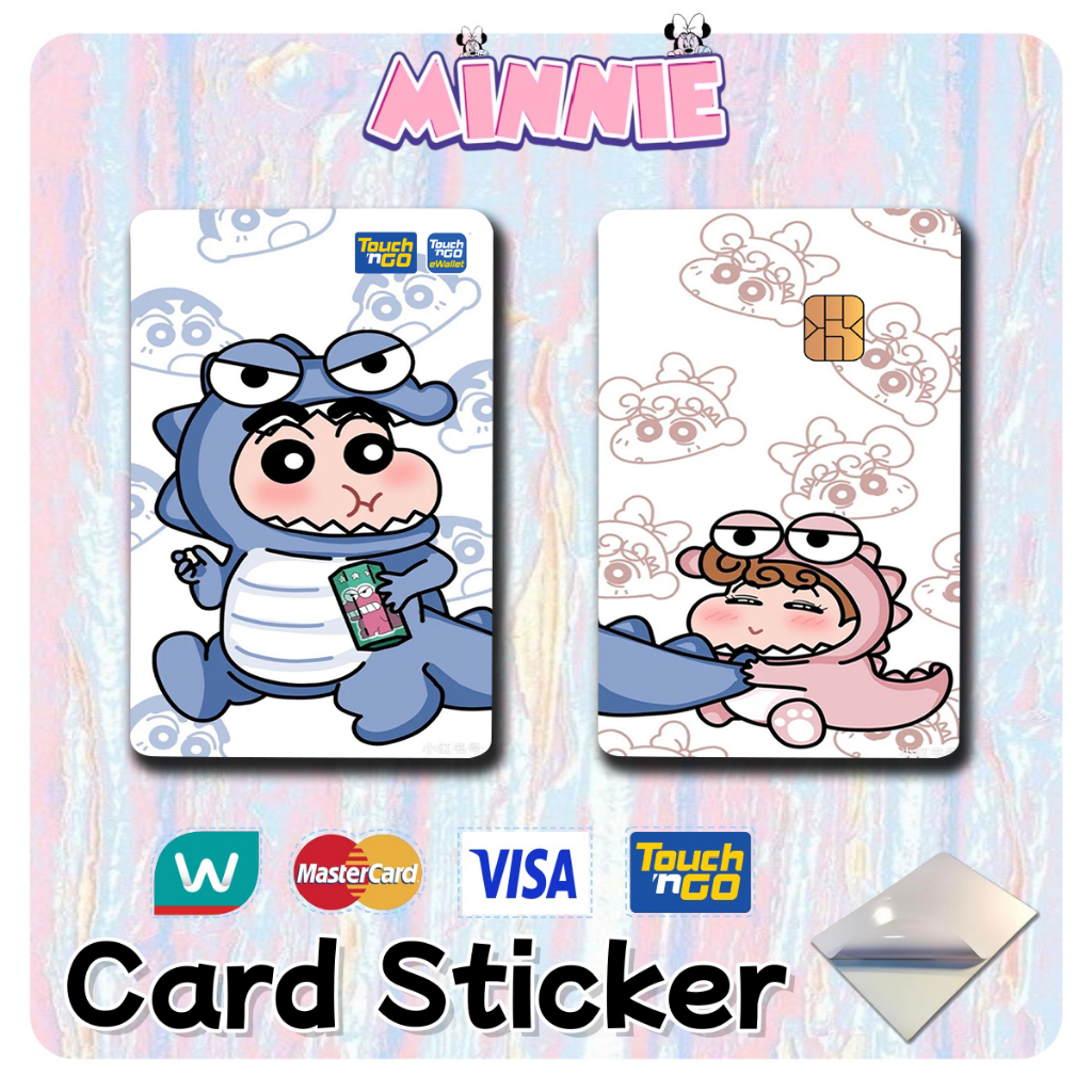 [ Couple Series 1 ] 2 pcs Touch n Go Card Sticker Cover TNG NFC Card ...
