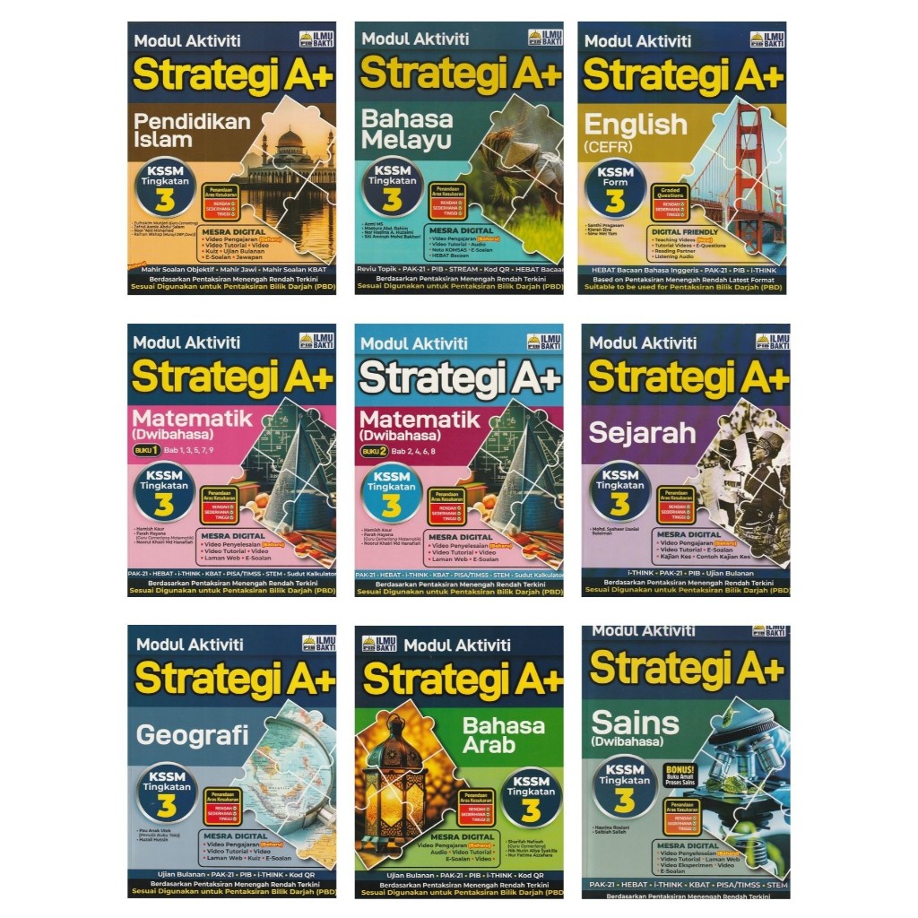 MODUL AKTIVITI STRATEGI A+ TING 3 (2025) | Shopee Philippines