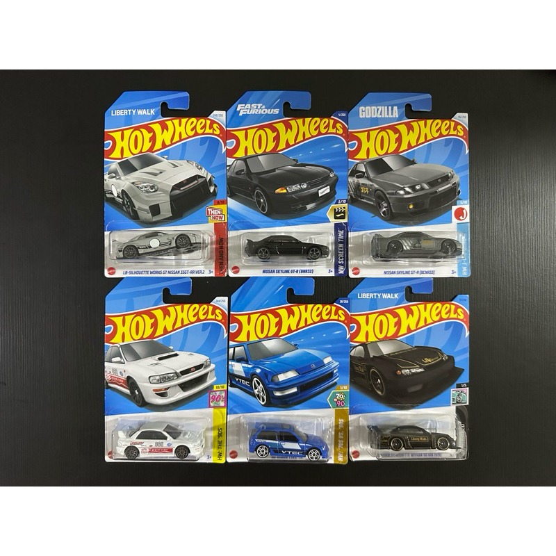 Hot Wheels Mainline JDM LBWK Silvia Nissan Skyline GTR R35 Honda ...