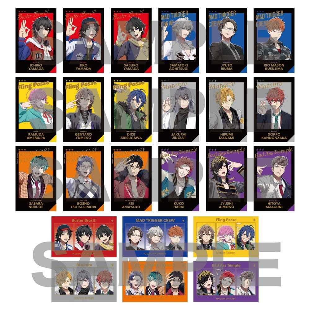 ヒプノシスマイク -Division Rap Battle- HypMic cheki style card (The movie ver ...