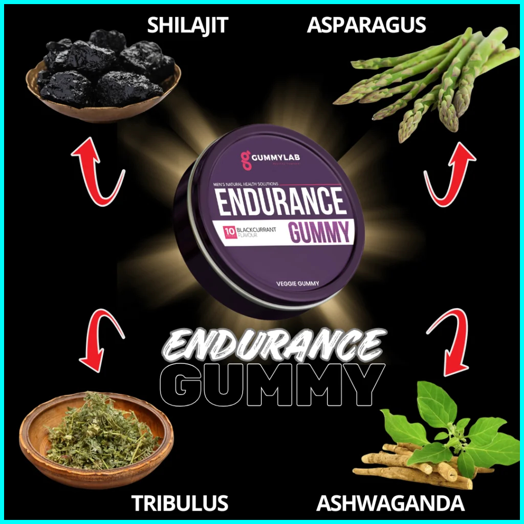 ENDURANCE GUMMY: GummyLab Blackcurrant Flavor Veggie Gummy Boost Immune ...