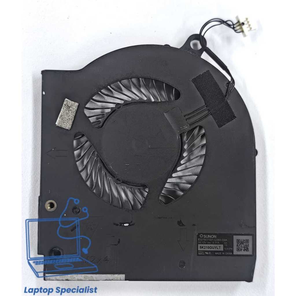 Dell Alienware M15 R5 R6 GPU Cooling Fan EG75071S1-C060-S9A 12V 0.31A ...