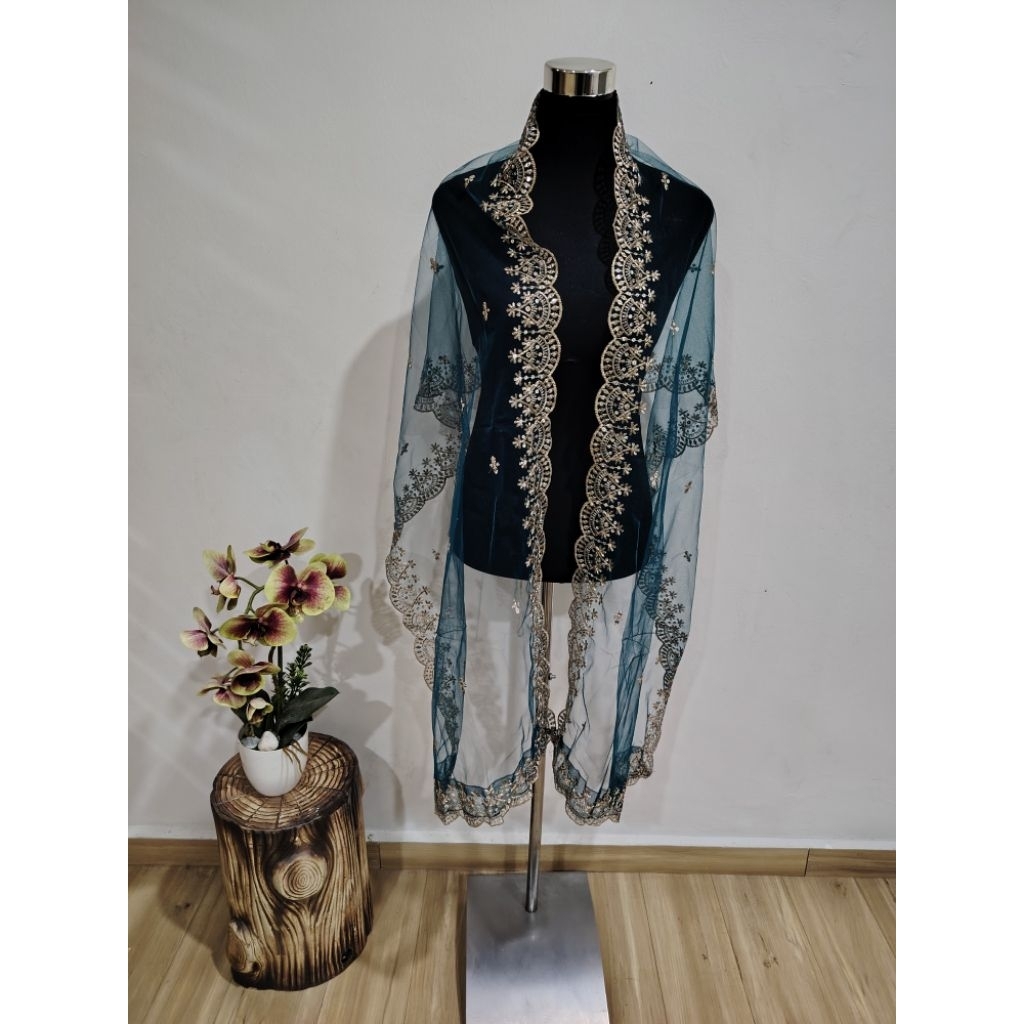 Net dupatta customize size (2.3m x 0.5m) | Shopee Philippines