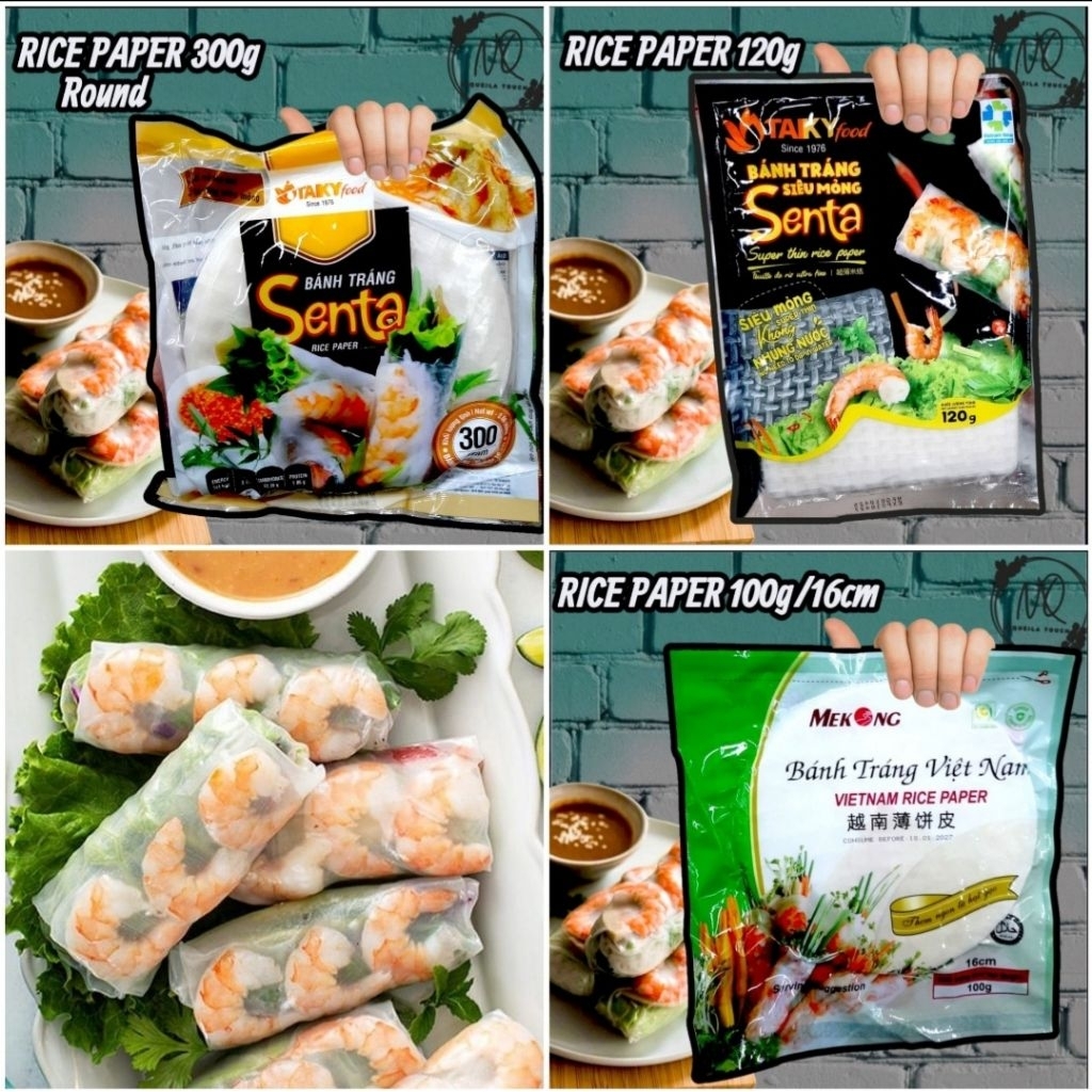 RICE PAPER (VIETNAM ROLLS)(100g/120g/300g) | Shopee Philippines