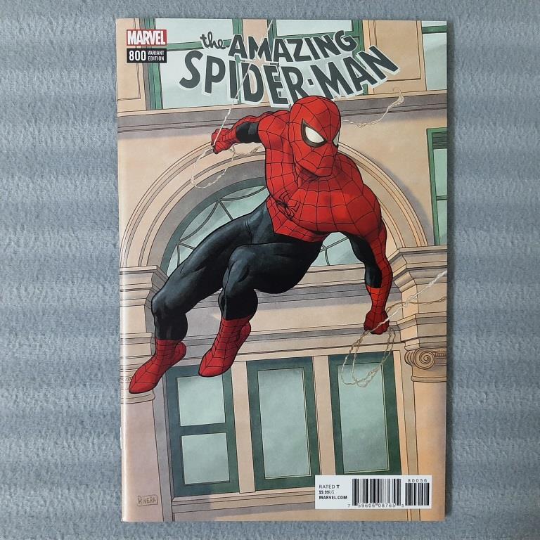 Amazing Spider-Man 800 Paolo Rivera Variant (5th Series Marvel Comics ...