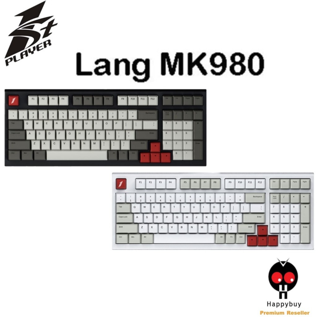 1st Player Lang MK980 98-Keys MDA PBT Keycap WIred RGB Mechanical ...