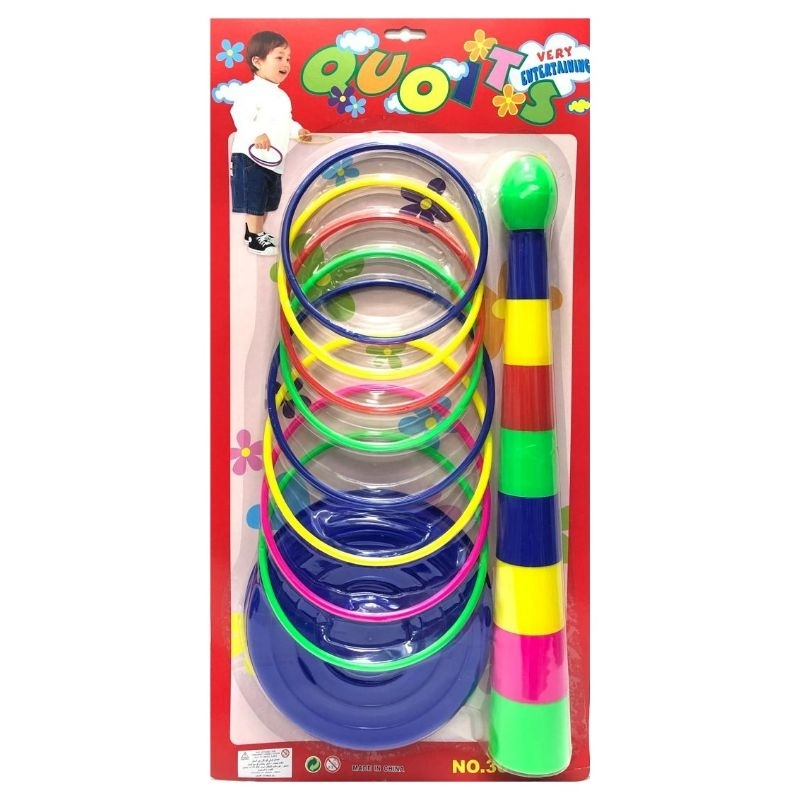 Quoit Game For Kids Throw Circle Toy Throwing Ring Game Children ...