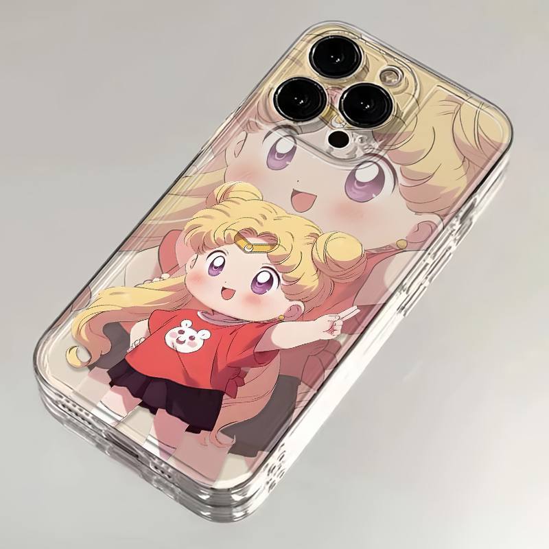 Anime Comel Design Cute Girl Casing Transparent Good Quality Tahan ...