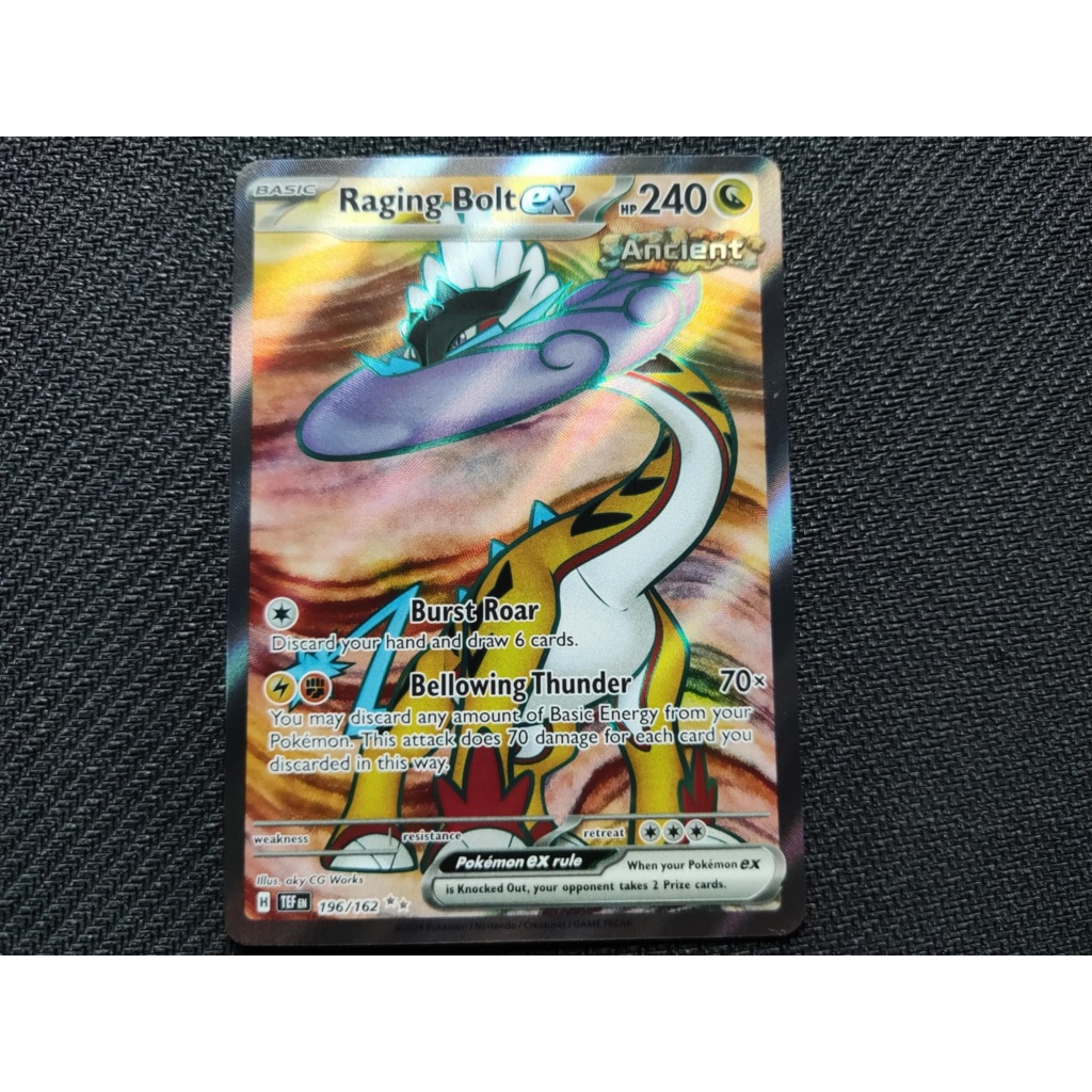 Pokemon TCG - Raging Bolt EX [Bellowing Thunder] | Shopee Philippines
