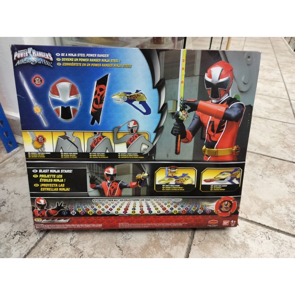 Power Rangers Ninja Steel Dx Red Ranger Hero Set | Shopee Philippines