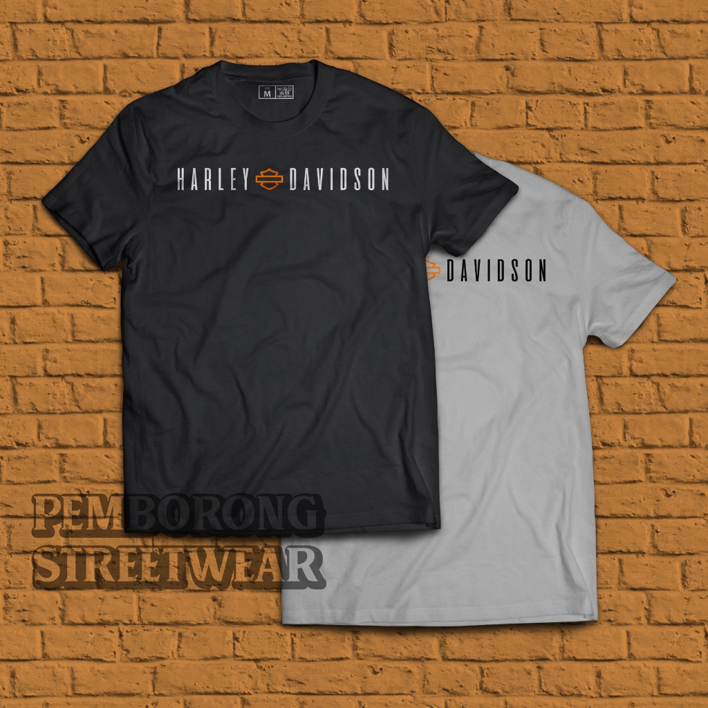 T-Shirt Uomo Harley-Davidson Maniche Corte Grigio Scuro Logo Bar & Shield 30291961 - 2