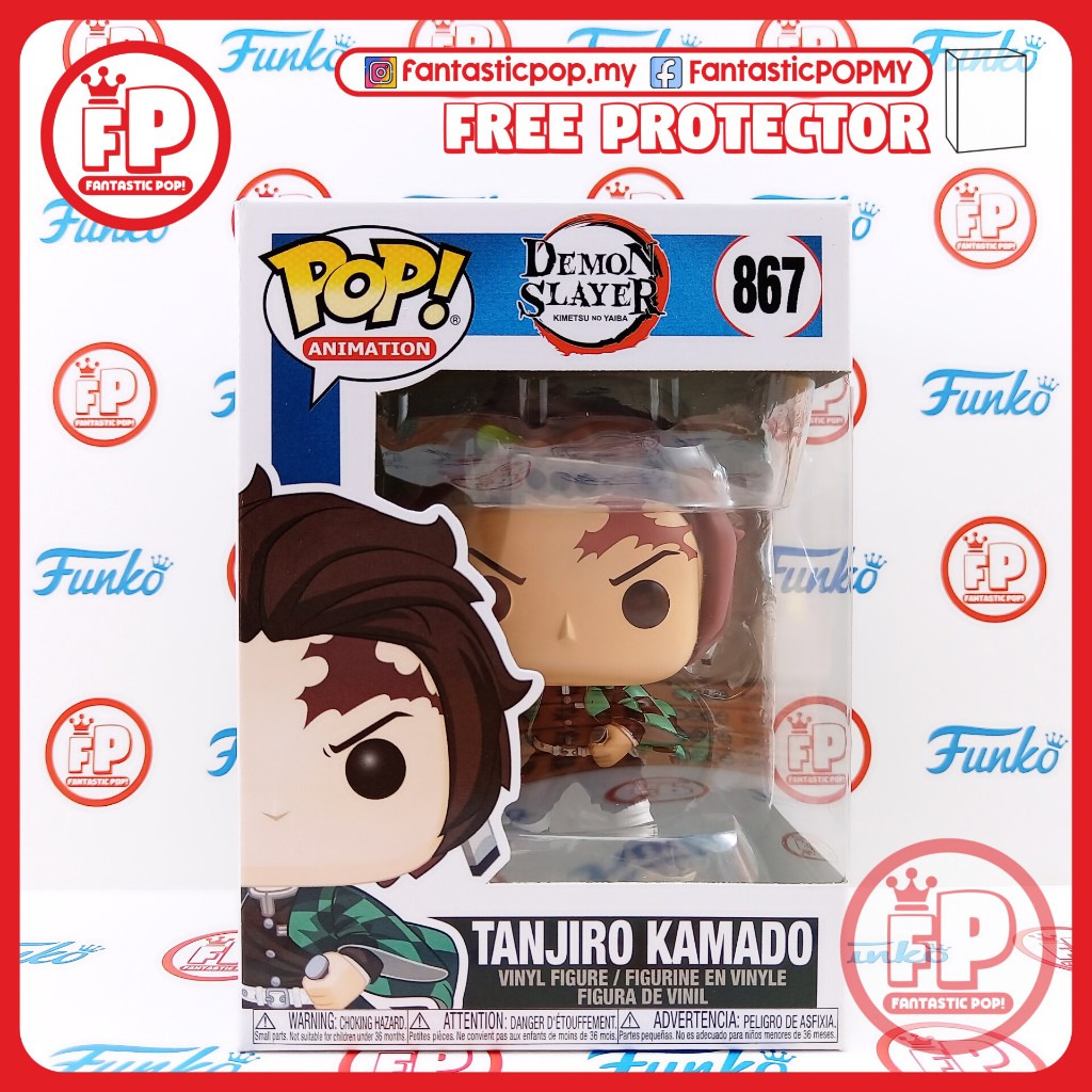 Figurine Pop! Animation Demon Slayer - Tanjiro Kamado - N° 867 - Funko