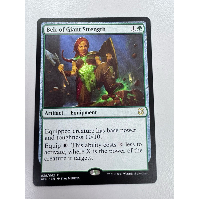 Mtg Card - Belt of Giant Strength 038/062 | Shopee Philippines