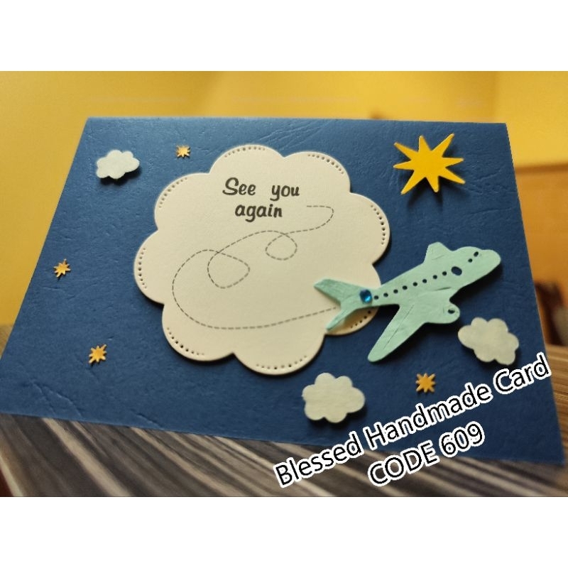 Handmade cards - Farewell / See you again / Goodbye Card (A6 size ...