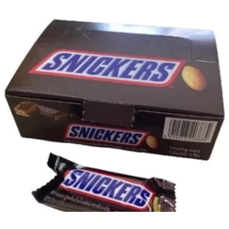 Snickers Mini Bar Chocolate (12 bars x 20g) | Shopee Philippines