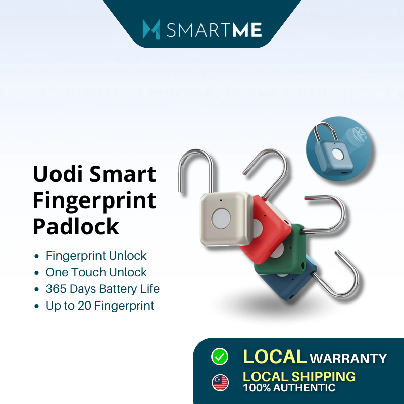 Uodi Smart Padlock Lock Accurate Fingerprint Recognition YD-K1 | Shopee ...