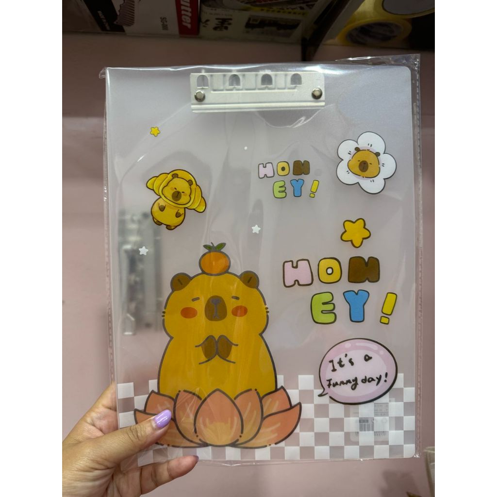 Document file Capybara cute for school Saiz A4 sesuai untuk belajar ...