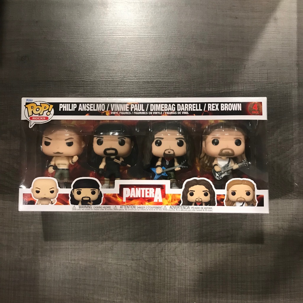 Funko Pop Rocks Pantera 4 Pack | Shopee Philippines