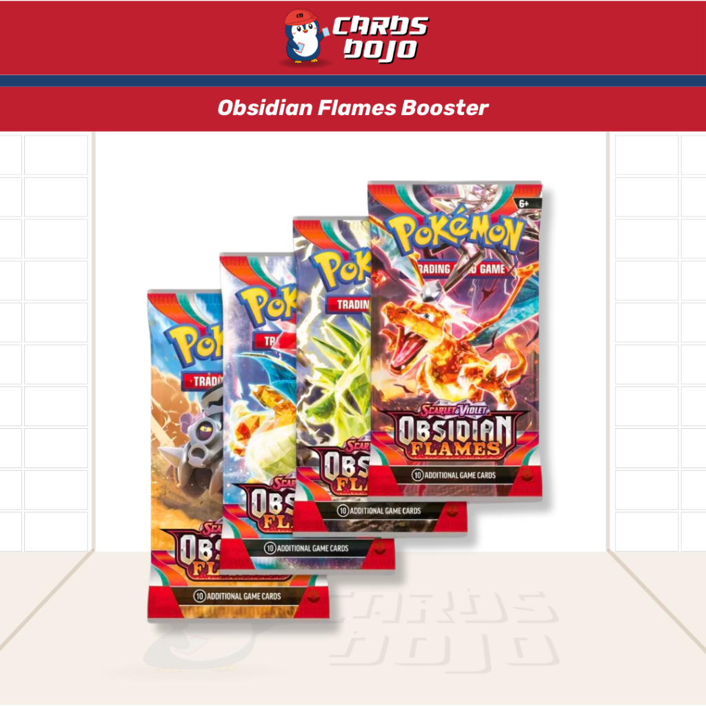 My-booster Pokémon Karten Box SV03 – Französische Karten, 10 Stück