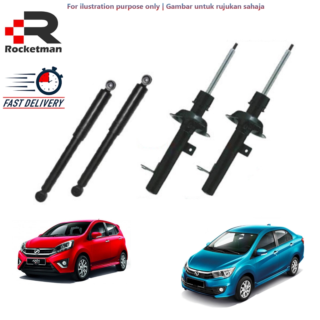 OEM SHOCK ABSORBER PERODUA AXIA BEZZA 1.0 1.3 (2PCS) | Shopee Philippines
