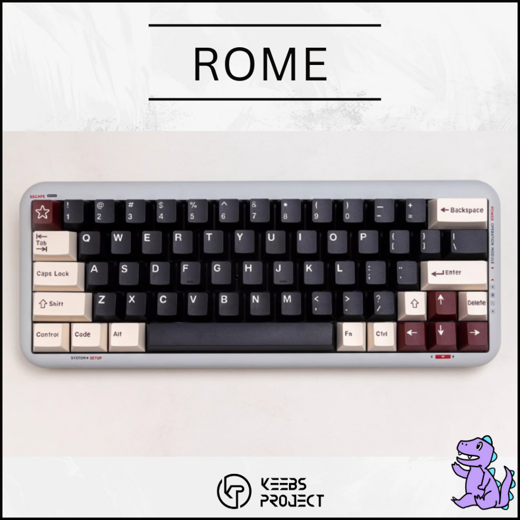 Rome Keycaps PBT Keycaps 173pcs All Layout For Mechanical Keyboard ...