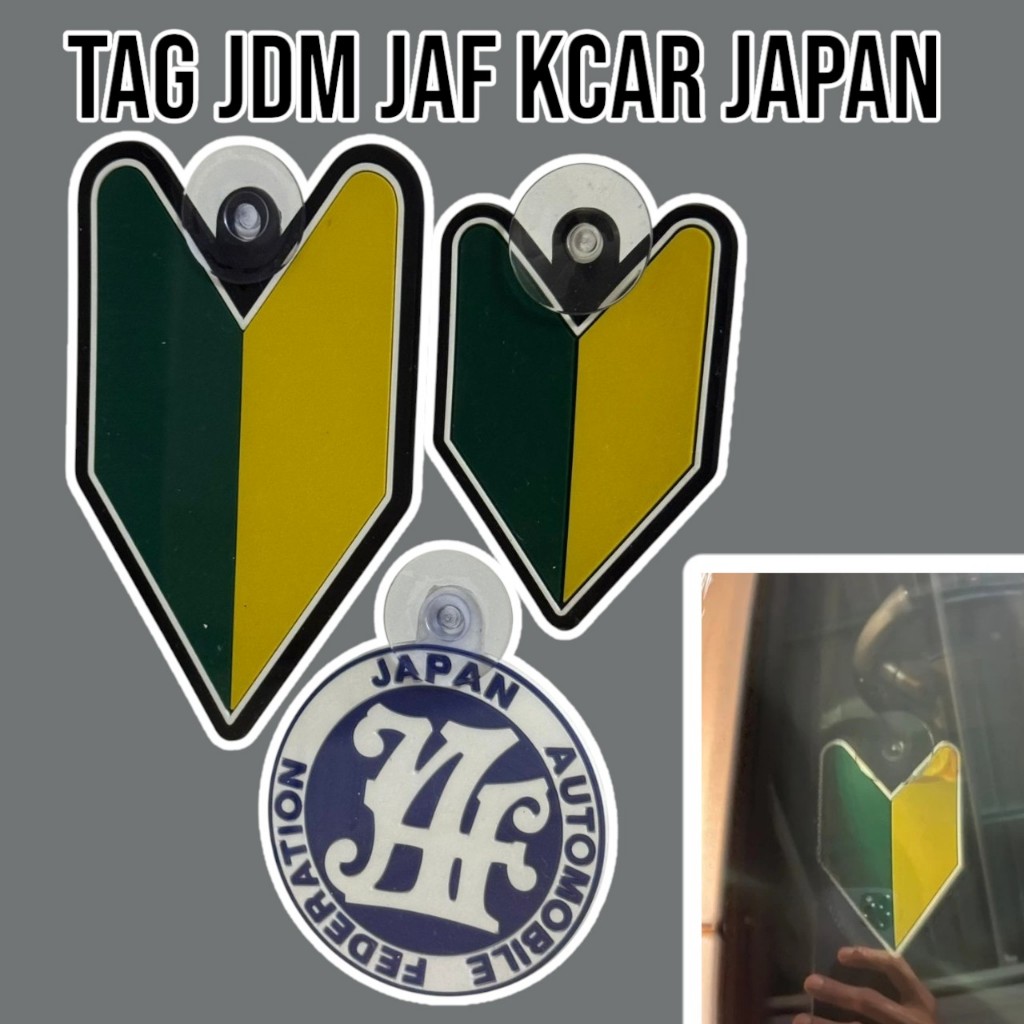 tag p jdm jaf japan kcar tampal cermin sirion mira avy passo daihatsu ...
