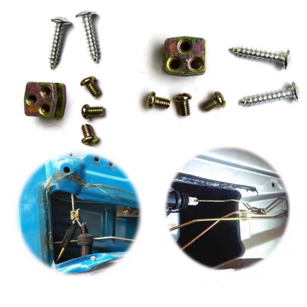 Car Center Door Lock System Control Module Batu Besi Screw Adapter ...