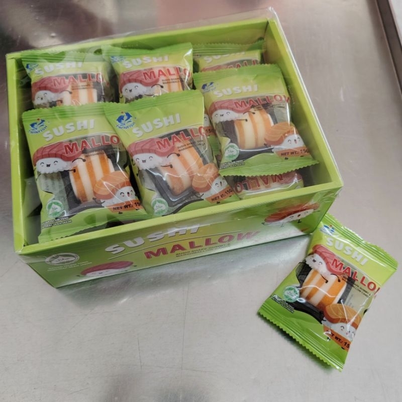 Twin Fish Sushi Mallow Gummy 15g x 24pcs | Shopee Philippines