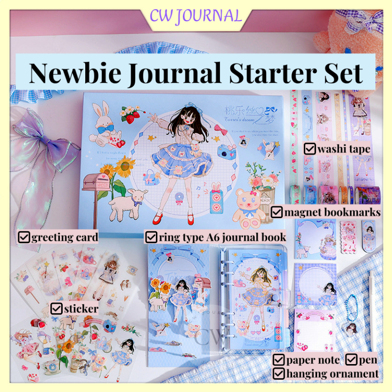 CW Journal Newbie Started Kit A6 Journal Book Set-Ring Type Christmas ...